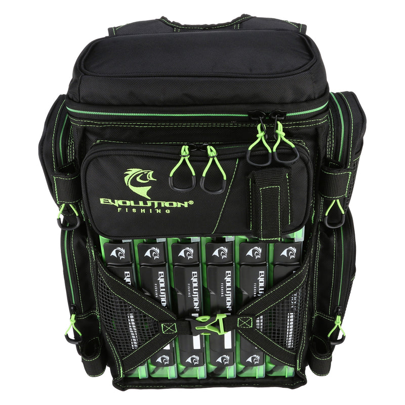 Load image into Gallery viewer, Drift Series 3600 Tackle Backpack with Rod Holders &amp; QuikLatch Trays
