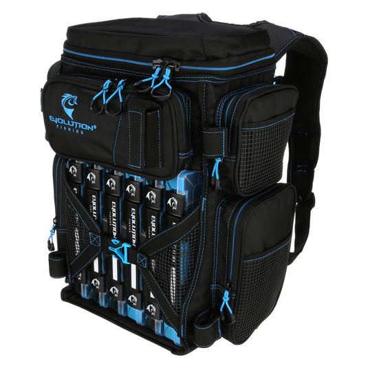 Drift Series 3600 Tackle Backpack with Rod Holders & QuikLatch Trays