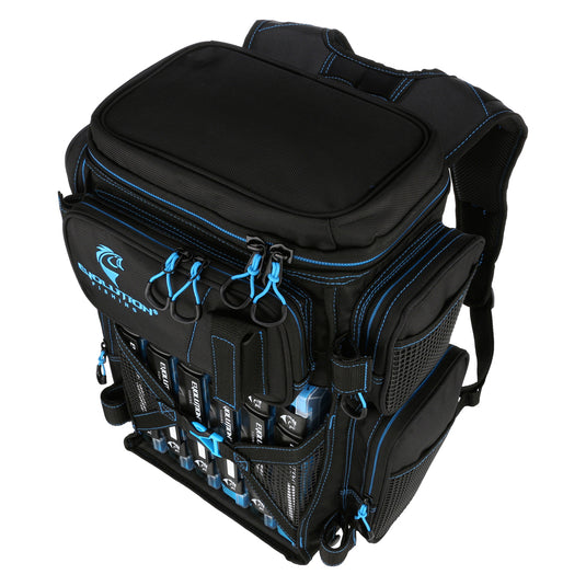 Drift Series 3600 Tackle Backpack with Rod Holders & QuikLatch Trays