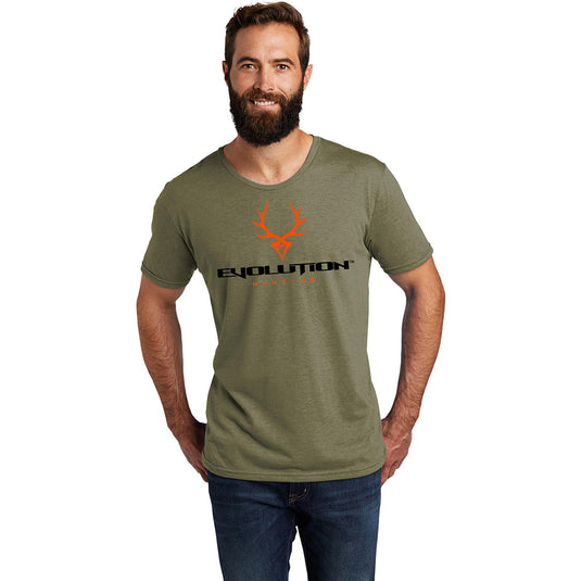 Hunting T-Shirt in Green - XL