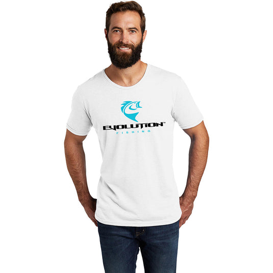 Fishing T-Shirt in White - XL