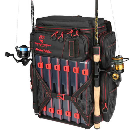 Limited Edition - RED Drift Series 3700 Tackle Backpack with Drift Hat