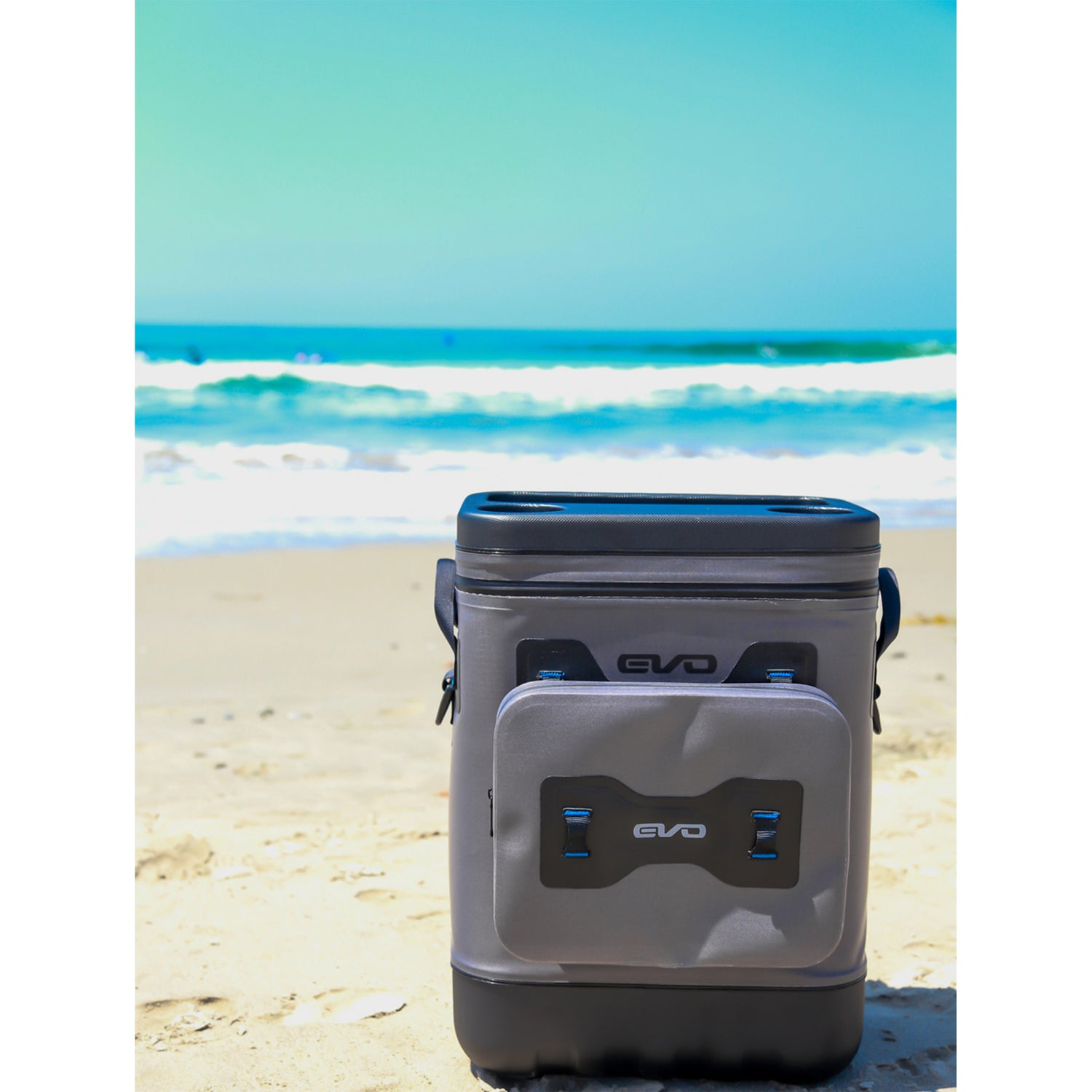 EVO Premium Rolling Cooler (25qt) | Slim, lightweight & mobile ...