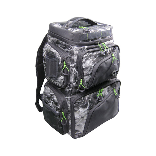 Largemouth "Manta" Double Decker Mossy Oak Tackle Backpack