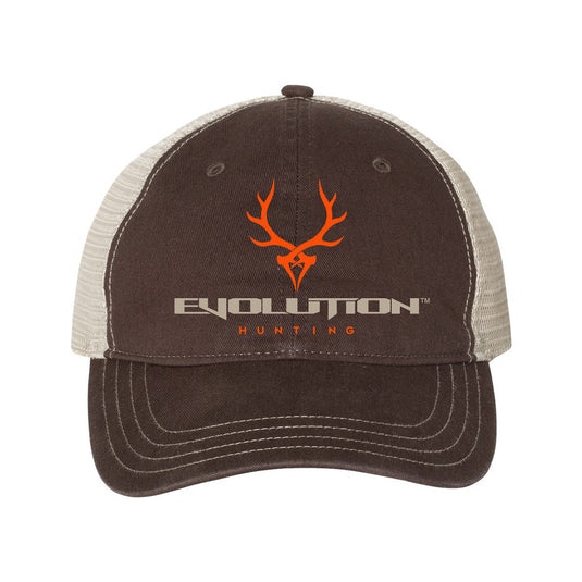 Hunting Hat Unstructured - Tan & Brown