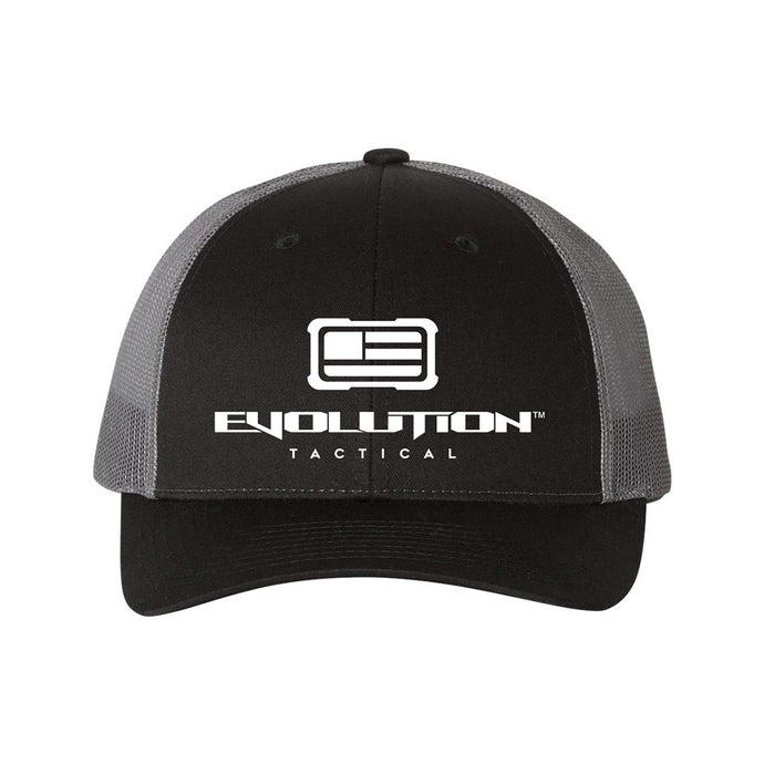 Tactical Hat Structured - Black & Charcoal