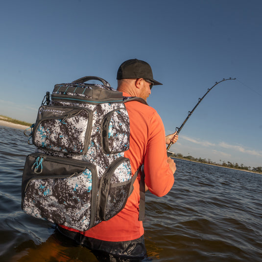 Evolution Fishing Largemouth Double Decker Tackle Backpack