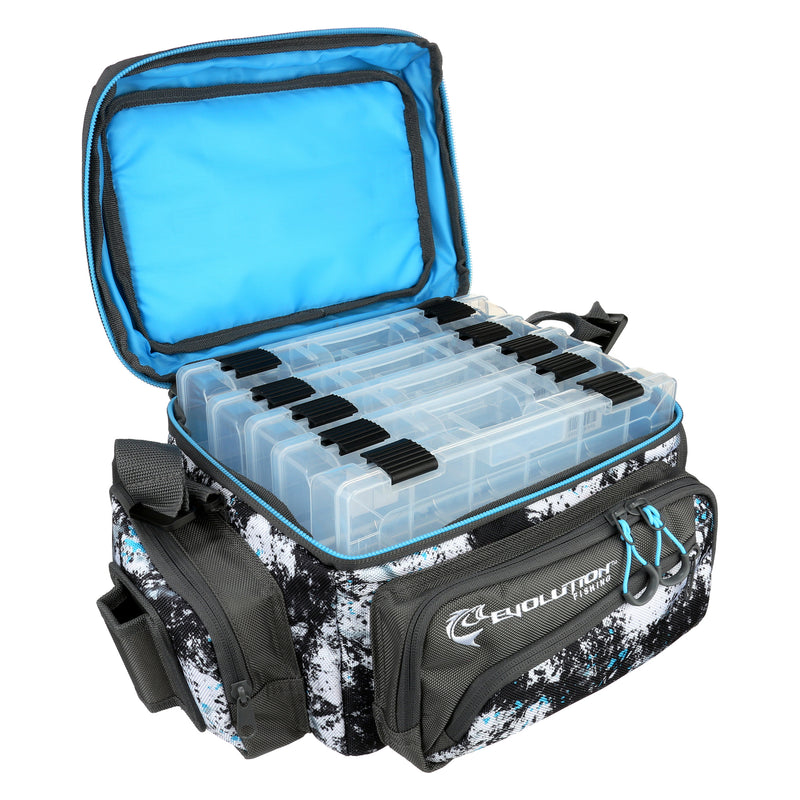 Blue Tackle Box Saltwater Fishing Tackle Boxes & Bags for sale