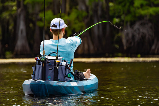 Kayak Fishing - Compact Elastic Tether for Rods, Paddle Drive, Bait Box,  Fish Bag, » Gear Keeper Retractors by Hammerhead Industries