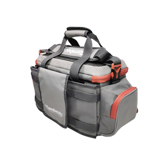 5007 Flambeau Pro-Angler Tackle Bag (Grey/Red)