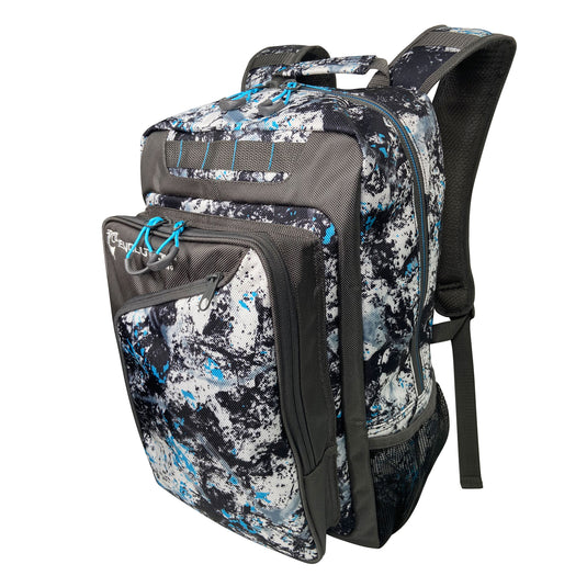 Evolution Outdoor Largemouth 3700 Tackle Backpack Includes 2 Trays Quartz Blue 34023-EV