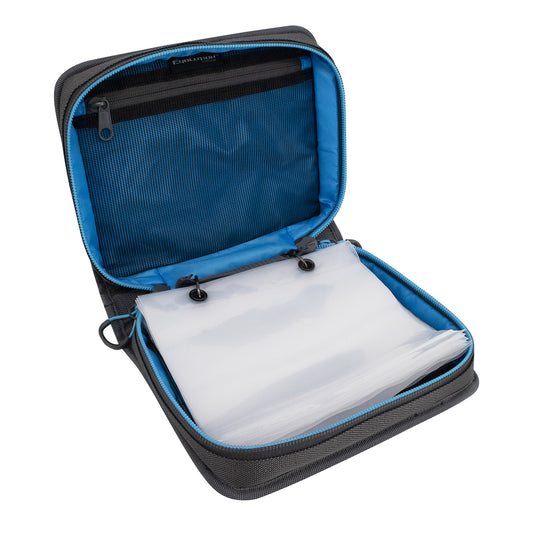 Raprance Small Fishing Tackle Binder Bag Soft Plastic Bait  Organizer Binder Worm Storage Pouch (Blue) : Sports & Outdoors
